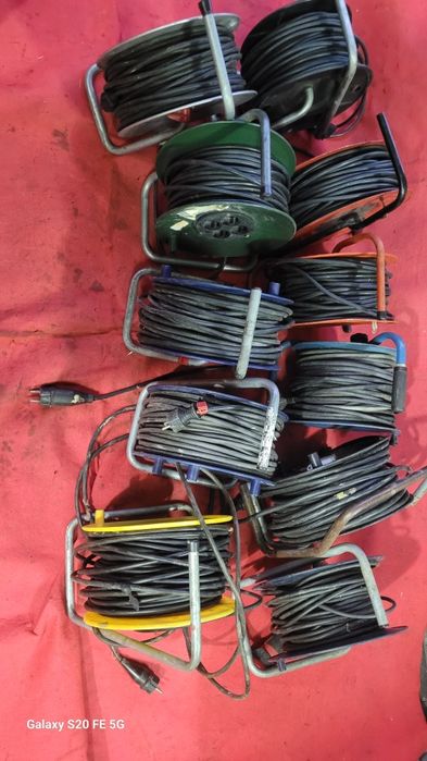 Przedłużacz bębnowy przewod  budowlany 40- 50 mb