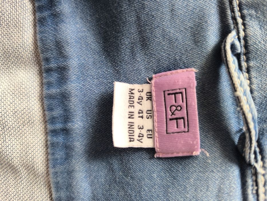 Katana jeansowa kurtka dla dziewczynki rozmiar 98