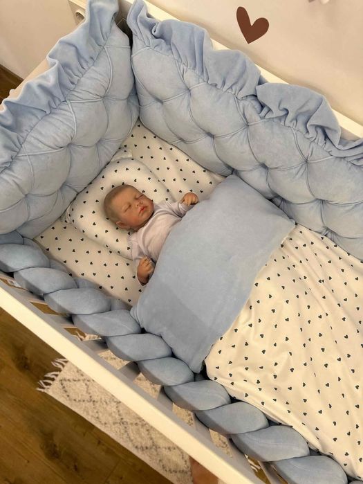 Комплект постілі в ліжечко бортики конверт