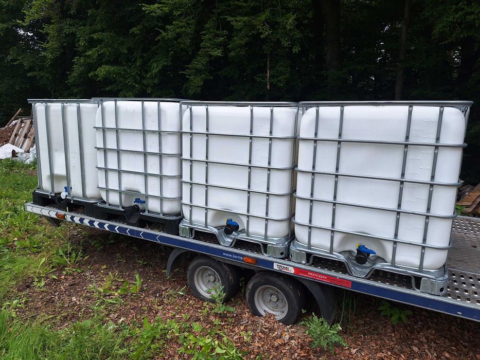 Zbiornik 1000 litrów, paleto-pojemnik 1000 litrów MAUZER (po spożywce)