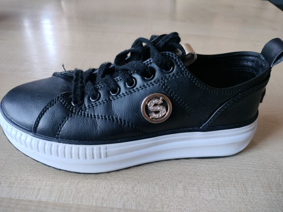 Sneakersy skórzane 36