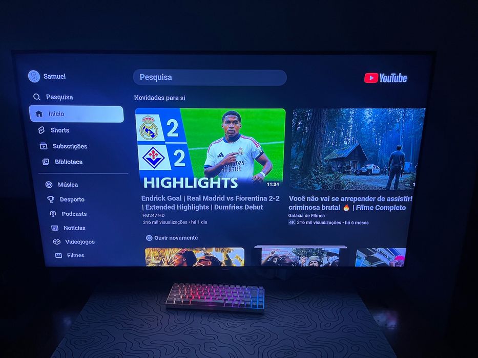Smart tv Samsung 4k 55 polegadas