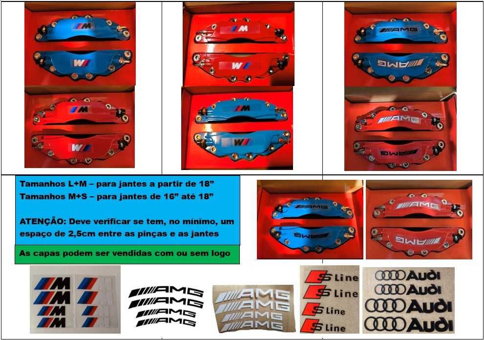 4 centros de jantes 75mm Mercedes Benz azul, preto, prateado Etc.