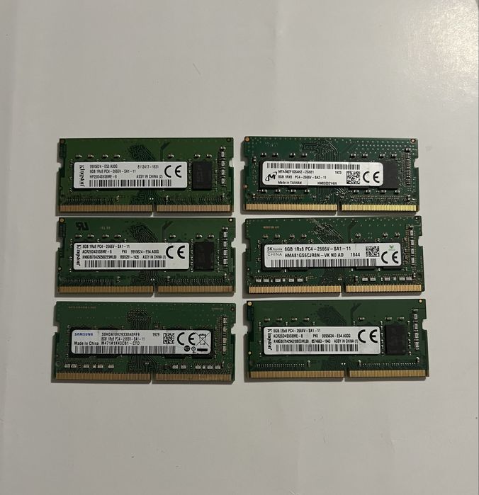 ddr4 4gb/8gb/16gb 2400/2666/3200 мгц