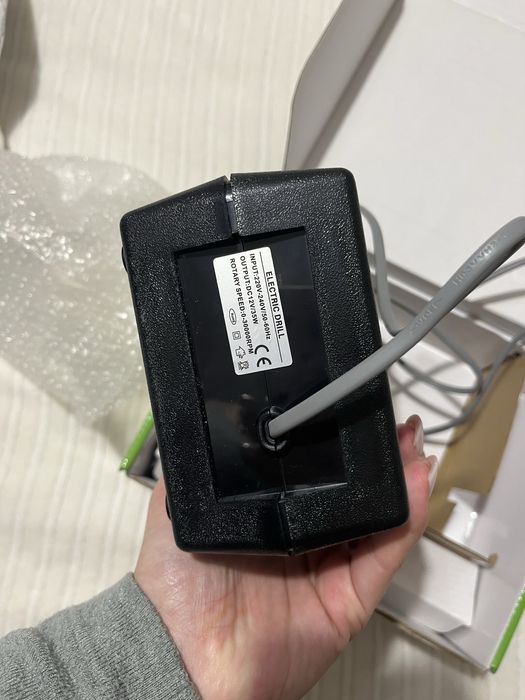 Broca e forno para unhas