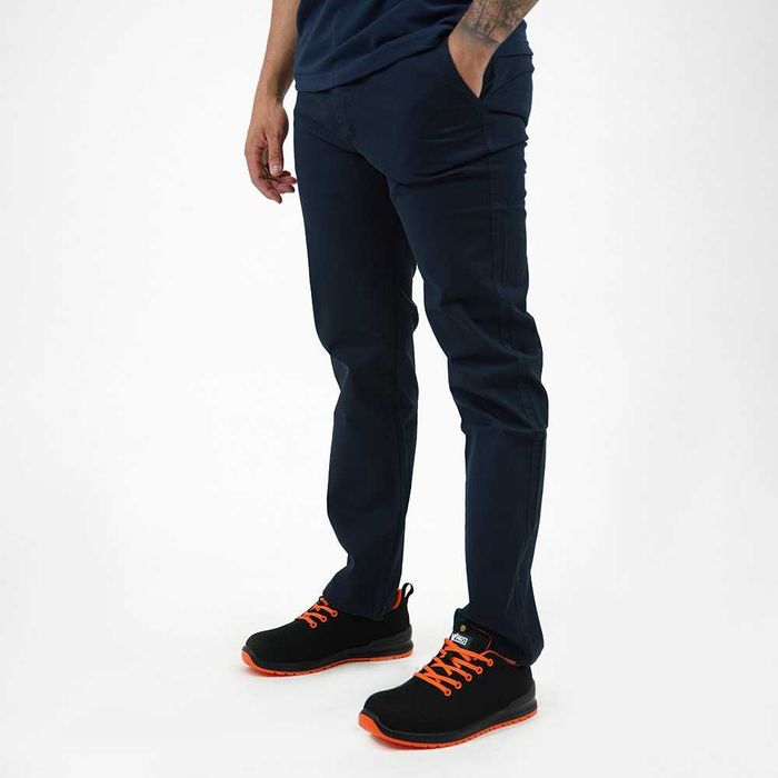 Calças de Sarja Elásticas