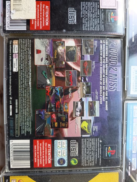PS1 jogos: Need for Speed II , Tomb Raider II, PES, Shrek, Hugo 2 - PlayStation1
