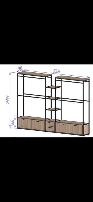 Стелаж в ідеальному стані