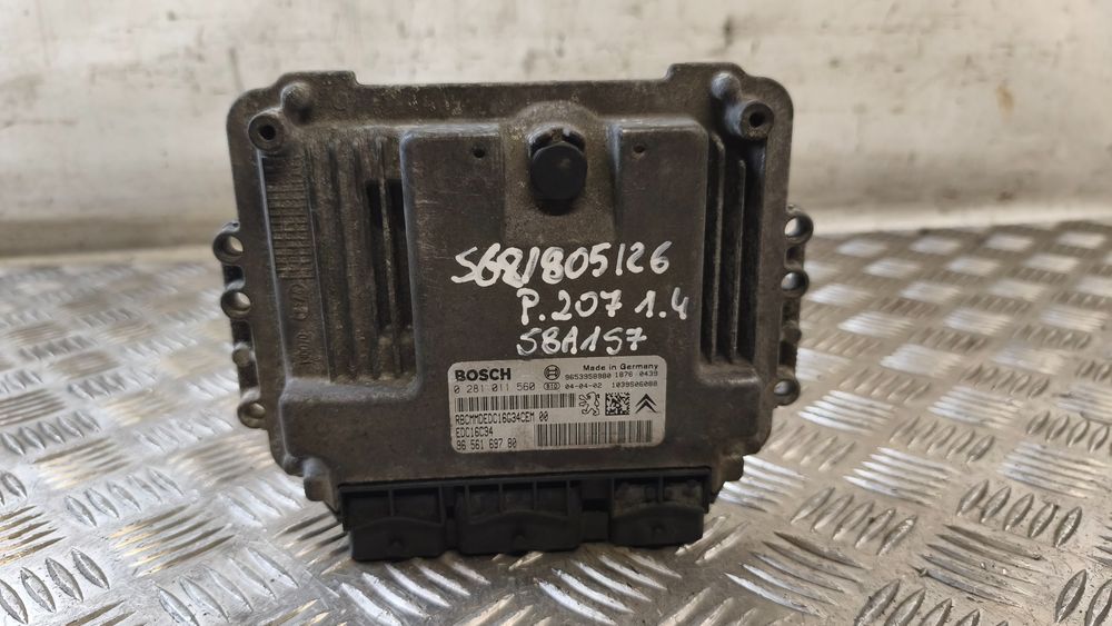 Komputer Sterownik Silnika Peugeot 207 1.4D 0 281 011 560