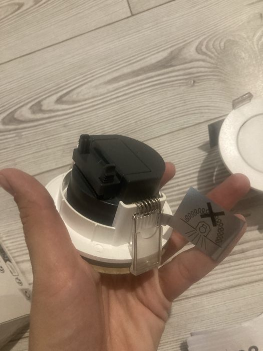 Oczka GoodHome Quimby białe 3 szt.