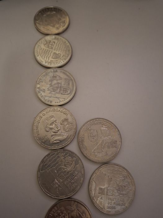 Coleção 36 moedas 100, 200 e 250 escudos