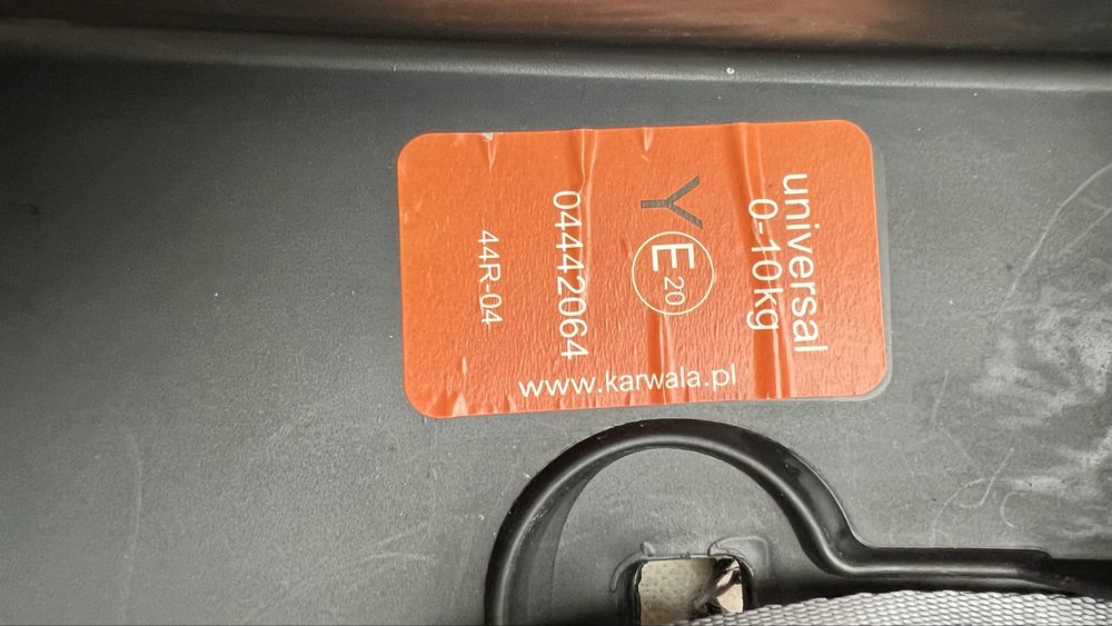 Автокрісло, автолюлька переноска karwala caro  0-10 кг, +вкладиш