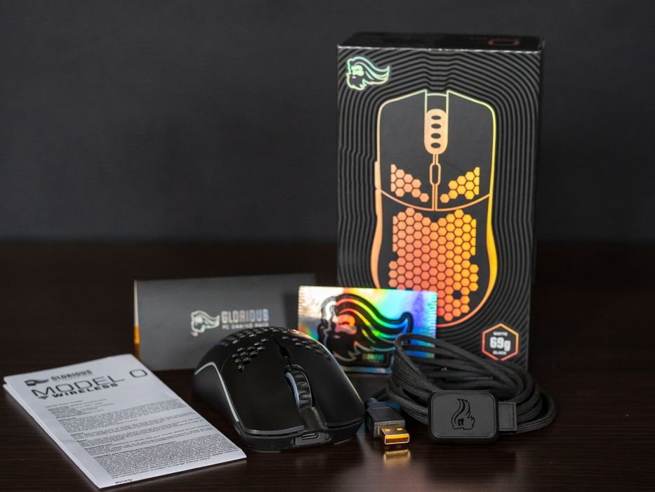 Myszka gamingowa ​Glorious Model O Wireless. Stan BDB. Komplet. Okazja
