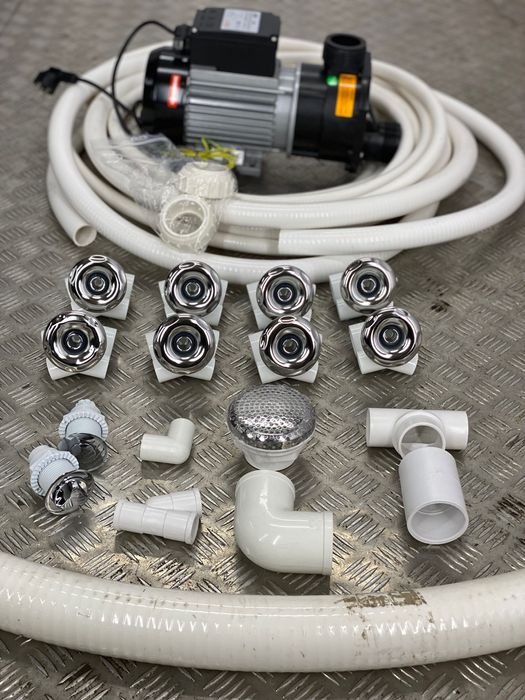 Zestaw hydromasażu do balii ogrodowej, kompletny zestaw