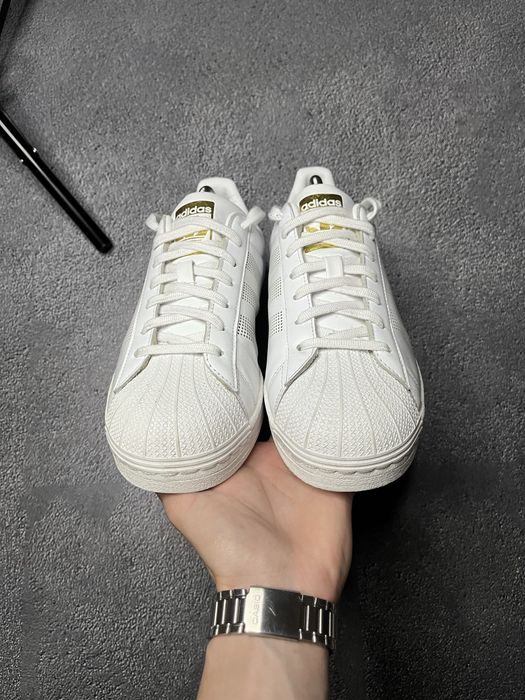 Кросівки Adidas Superstar XLG White/Gold