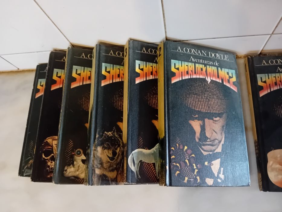 Conjunto de 7 Livros Colecção Sherlock Holmes