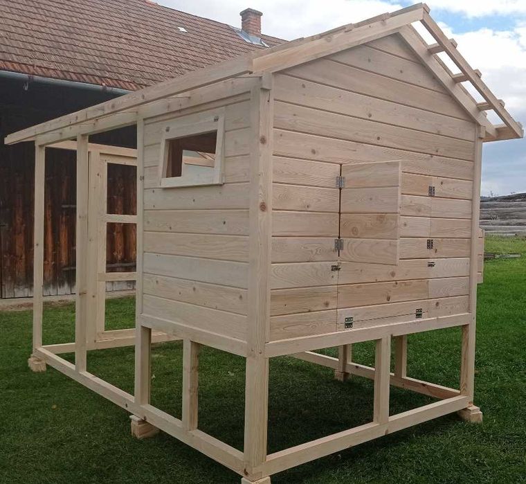 Kurnik drewniany woliera