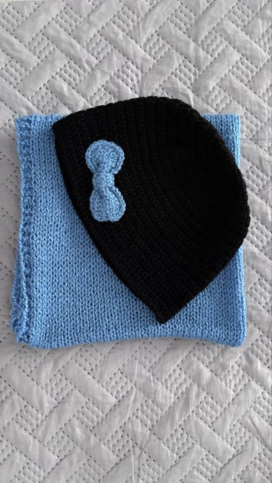 Komplet czapka z kominem