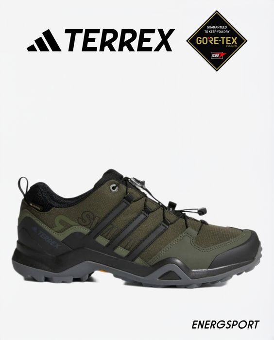 Кросівки 5.850 100% оригінал adidas TERREX SWIFT R2 GTX тактичне ХАКИ