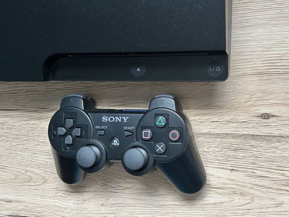 Konsola PlayStation 3 Slim Zestawy Pad Okablowanie Super Stan