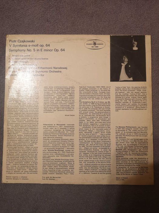 Tchaikovsky, Warsaw National Philharmonic Orchestra, Witold Rowicki