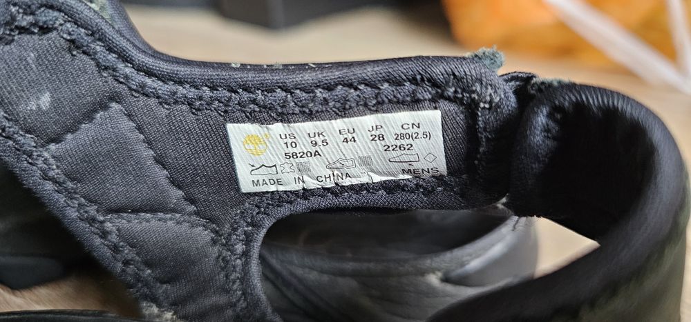 Timberland męskie sandały rozmiar 44 wkładka 28cm używane