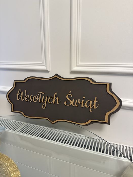 Dekor tabloczka sesja święta rekwizyt