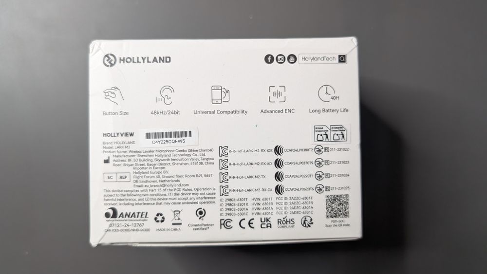 Hollyland lark m2 combo / петлична радіосистема