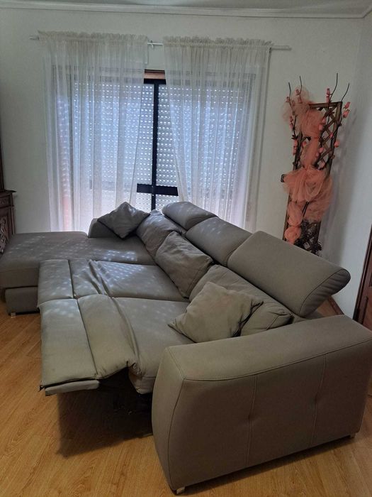 Sofá de 3 lugares reclinavel