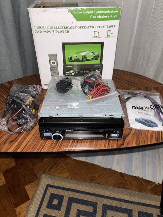 Rádio Hikity 7 polegadas 1 Din Ecrã retrátil c/ Bluetooth