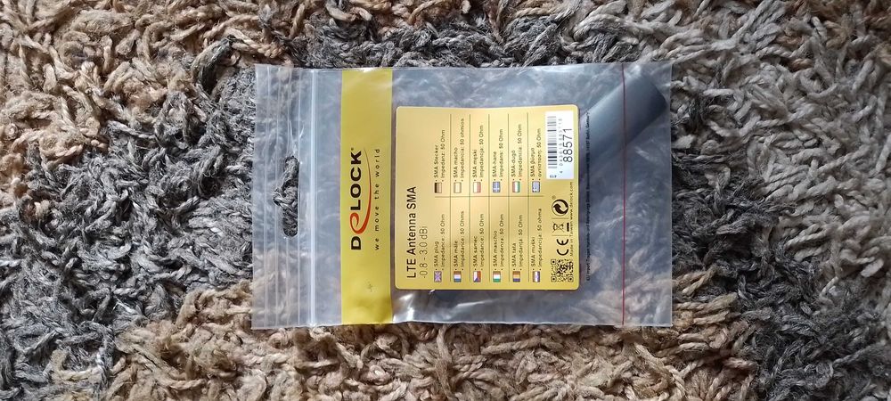 Delock Antena LTE SMA 3,0 dBi omni (88571)