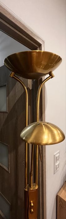 Lampa retro stojaca mosiadz