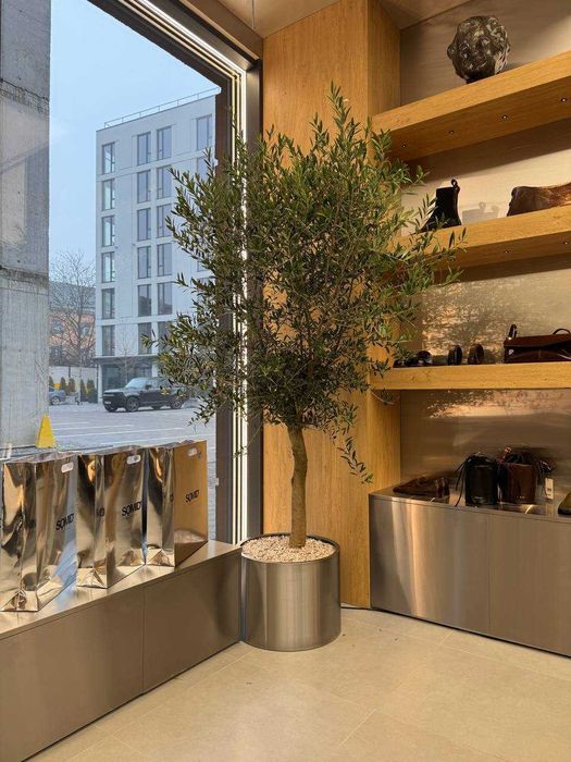 Кашпо з нержавійки нержавіюча сталь меблі з нержавіючої сталі