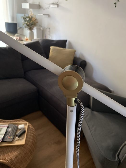 Lampa podłogowa IKEA RANARP – biała, stan bardzo dobry