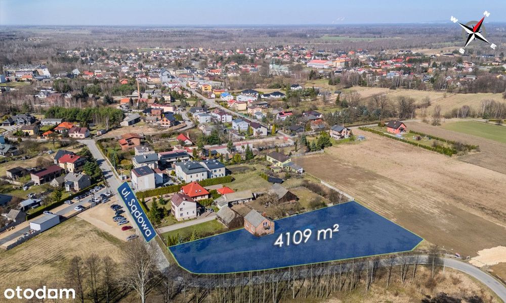 dom z dużą działką 4104m2 / gm. Kłomnice