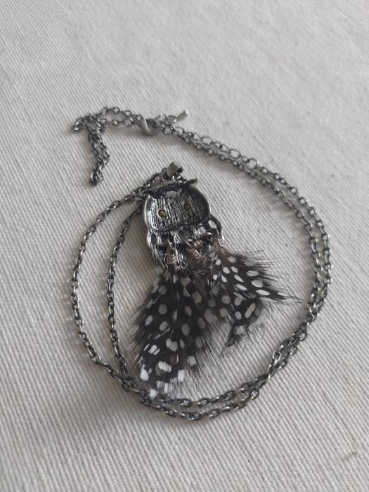 Sowa zawieszka wisior metalowy