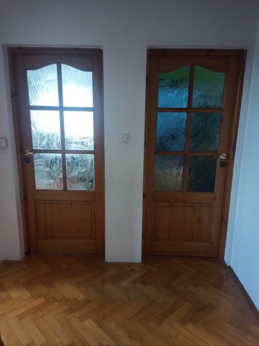 Drzwi drewniane wewnętrzne 80cm x 3 szt.