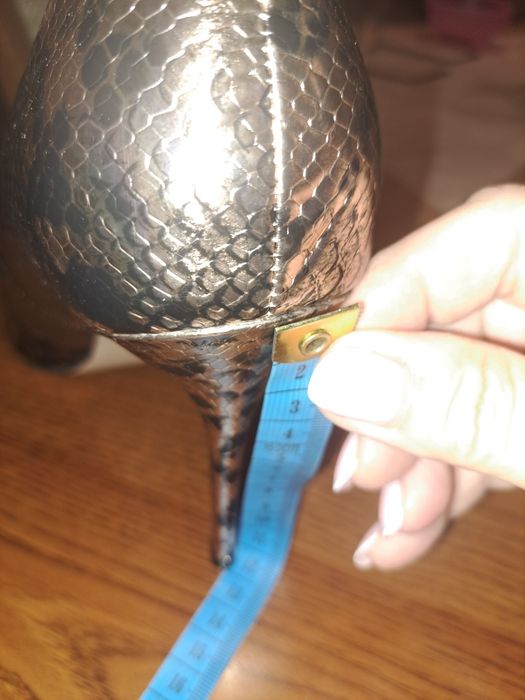 Szpilki czarno-zlote