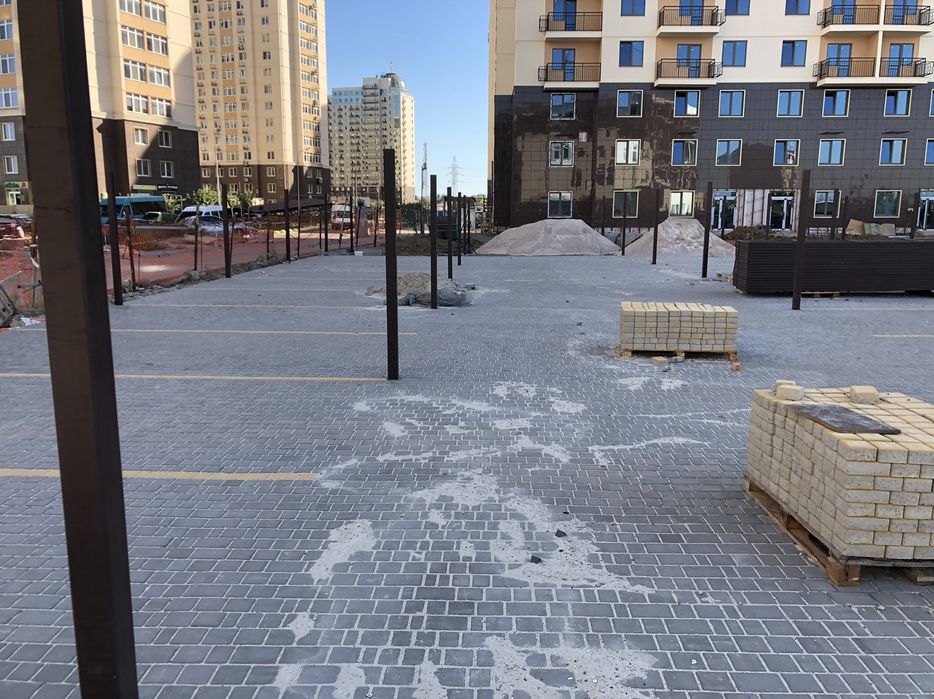 Укладка тротуарной плитки