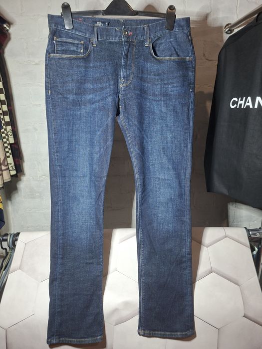 Чоловічи джинси Tommy Hilfiger Stretch Denim Straight Fit Indigo Navy Jeans W34/L32
