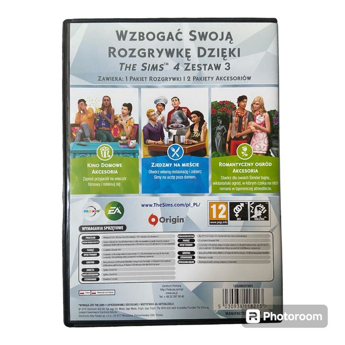 Pudełko kolekcjonerskie gra PC The Sims 4 Zestaw 3 vintage retro