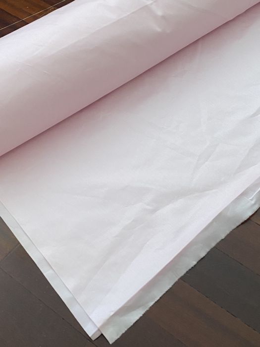 Tecido de algodao rosa pastel