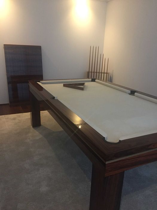 Mesa de Bilhar 3 em 1 em Ardósia – Bilhar | Ténis de Mesa | Mesa de Jantar