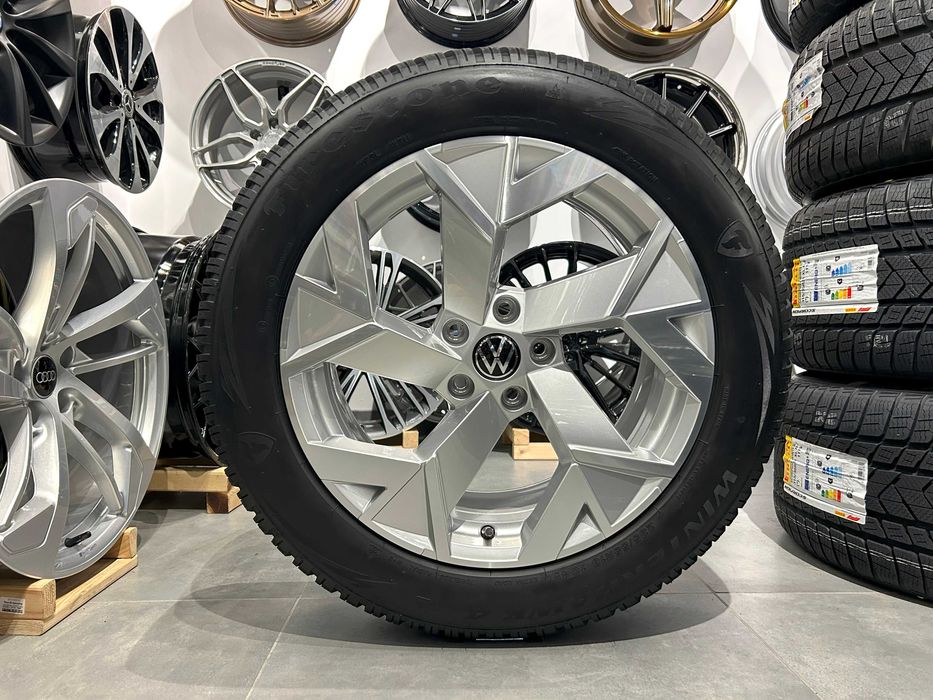Oryginalne koła zimowe 18 5x112 ET44 Tiguan II III 235/55R18 Firestone