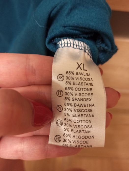 Bluzka na krótki rękaw XL