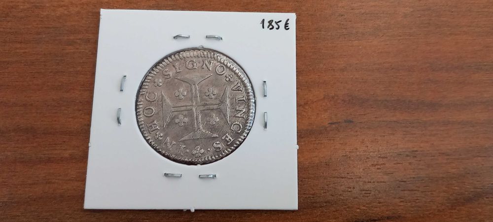 Moeda 12 Vinténs 1689 D. Pedro II