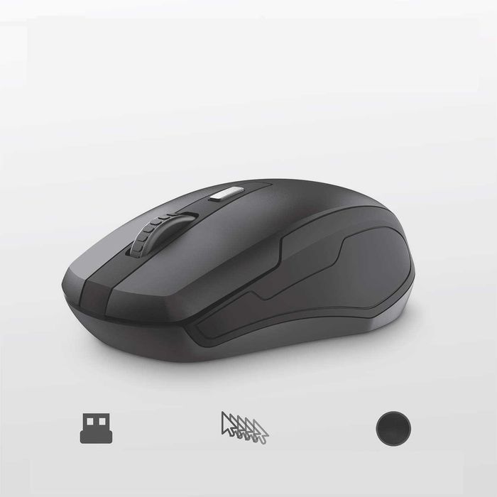 Zestaw bezprzewodowy klawiatura i mysz Trust Ymo czarny