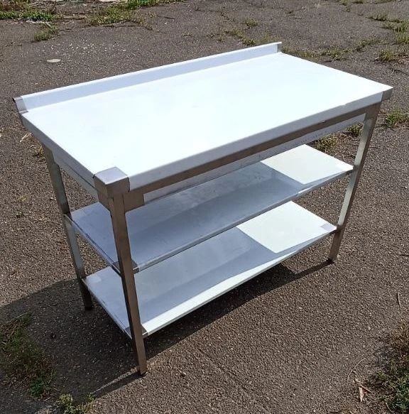 Стіл нержавійка з бортом