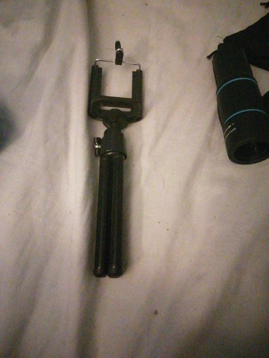 Vendo coluna, tripe e lente para tlm