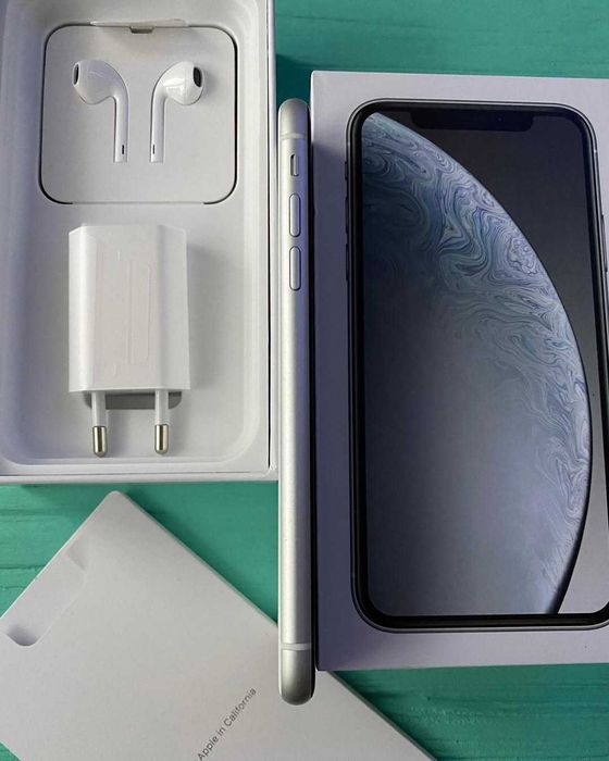 iPhone XR White | Айфон ХР білий | Ідеал | Комплект на подарунок!